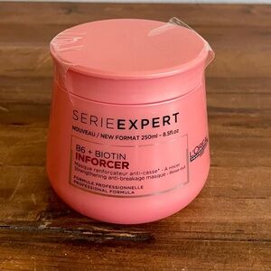 New L'oreal Serie Expert Inforcer B6 + Biotin Masque ~ 8.5oz / 250ml